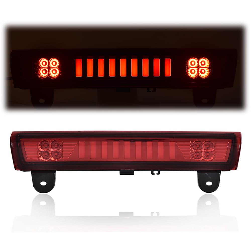 G-PLUS LED 3rd Third Brake Light Compatible with Chevy Suburban/GMC Yukon XL 1500 2500 2000-2006, Fit Chevy Tahoe/GMC Yukon 2000-2006, High Mount Cargo Light Type I, Red Lens, 15170955