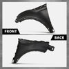 G-PLUS Front Left Fender Panel Compatible with Evoque 2012-2018 Black