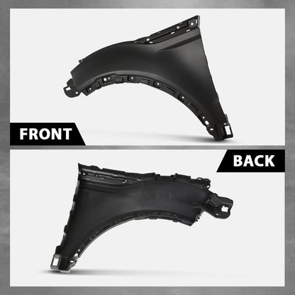 G-PLUS Front Left Fender Panel Compatible with Evoque 2012-2018 Black