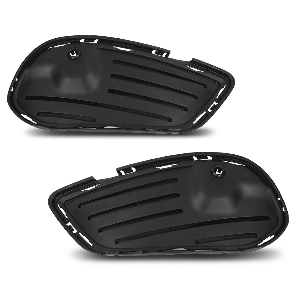G-PLUS Front Bumper Fog Grille Cover Compatible with Benz C-Class W205 2015-2018,Fit Benz C300 (4Matic, Base) 2015-2018 2058854123, 2058854023