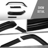 G-PLUS Fender Flares Overfender w/Hardware Compatible with Hummer H1 / Humvee/HMMWV Black 8Pcs