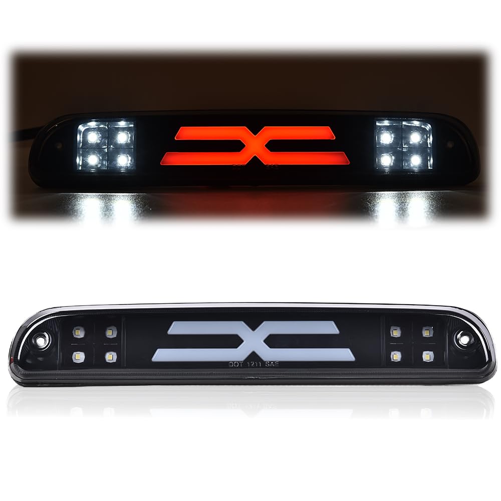 G-PLUS LED Third Type X High Mount Brake Stop Light Compatible with 1993-2011 Ranger 1999-2016 F250 F350 F450 F550 Super Duty 1995-2003 Mazda B2300 B2500 B3000 B4000 CC3Z13A613B
