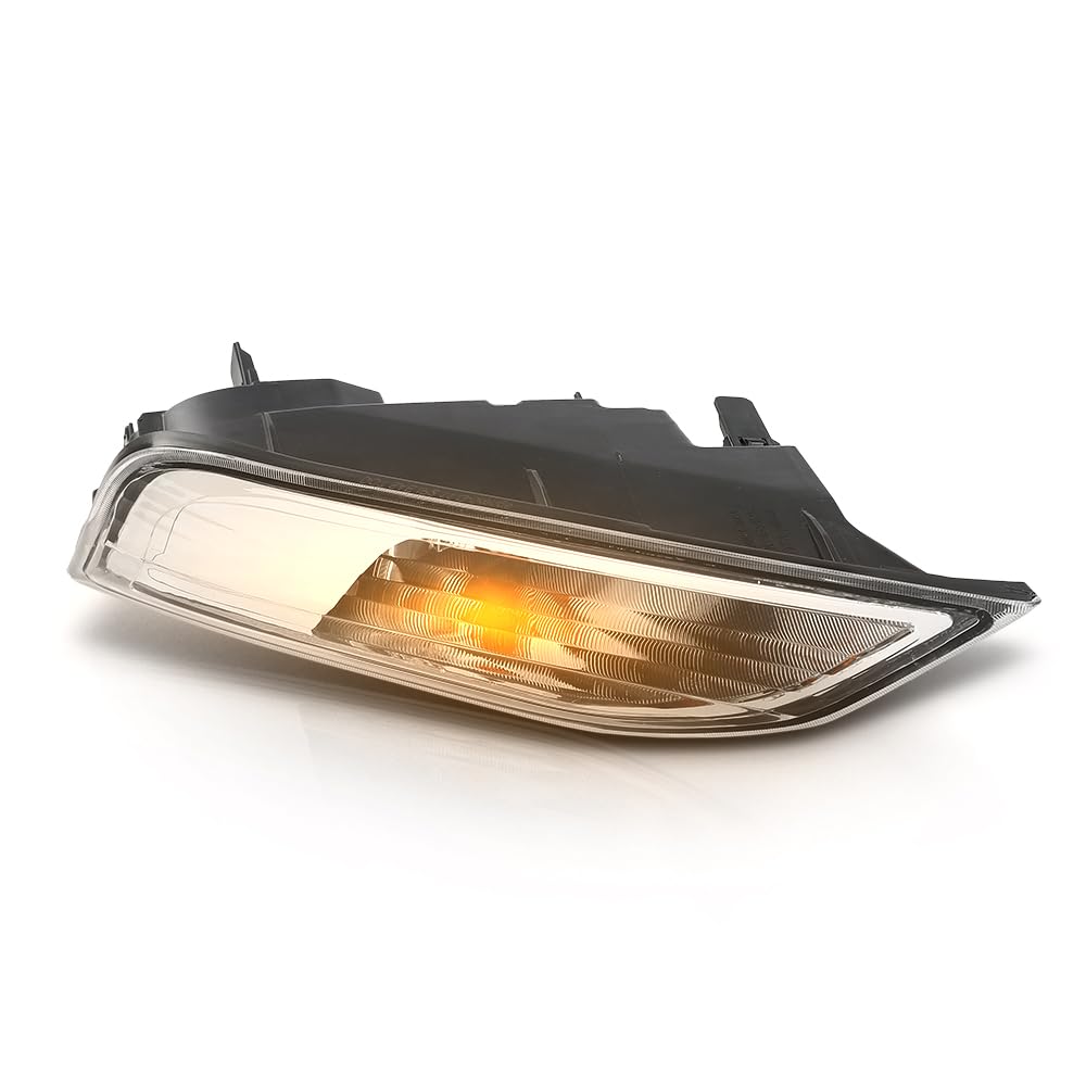 G-PLUS Turn Signal Light Lamp Passenger Right Side Compatible with LX GX460 Sport Utility 4-Door 2014-2019 8151160591-PFM, 8151060591 Black
