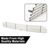G-PLUS Bumper Stainless Chrome Billet Grille Insert Compatible with Nissan Frontier 2009-2021 Only With Painted/Plastic Bumper