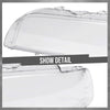 G-PLUS Headlight Lens Cover Compatible with BMW 5 Series E39 Facelift 2000-2003 Left & Right Pair Front Headlamp Lens Cover Clear