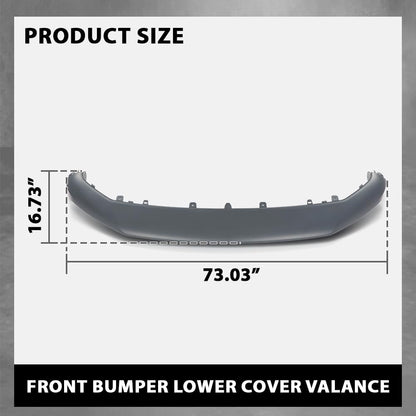 G-PLUS Front Bumper Lower Cover Valance, Compatible with Audi SQ5 Q5 Base Progressiv 2018-2020, 80A807061BGRU, 80A-807-061-B-GRU