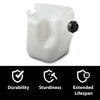 G-PLUS Overflow Radiator Tank w/Cap Compatible with C/K Blazer Suburban 1981-1987 / Fits 1988-1991 RV Blazers and Suburbans