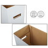 G-PLUS Comic Book Storage Comic Book Box Holds 150-175 Comics Collapsible and Stackable Short Moistureproof Box Stackable Archival Cardboard 3 Pack