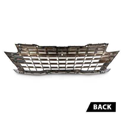 G-PLUS Front Upper Grille With Chrome Trim W/Camera Hole Compatible with Kia Carnival 2022-2024 86350R0110, 86350-R0110