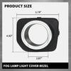 G-PLUS Fog Lamp Light Cover Bezel Compatible with LR4 2010-2016 2PCS ABS Plastic Trim