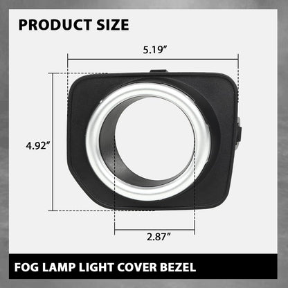 G-PLUS Fog Lamp Light Cover Bezel Compatible with LR4 2010-2016 2PCS ABS Plastic Trim