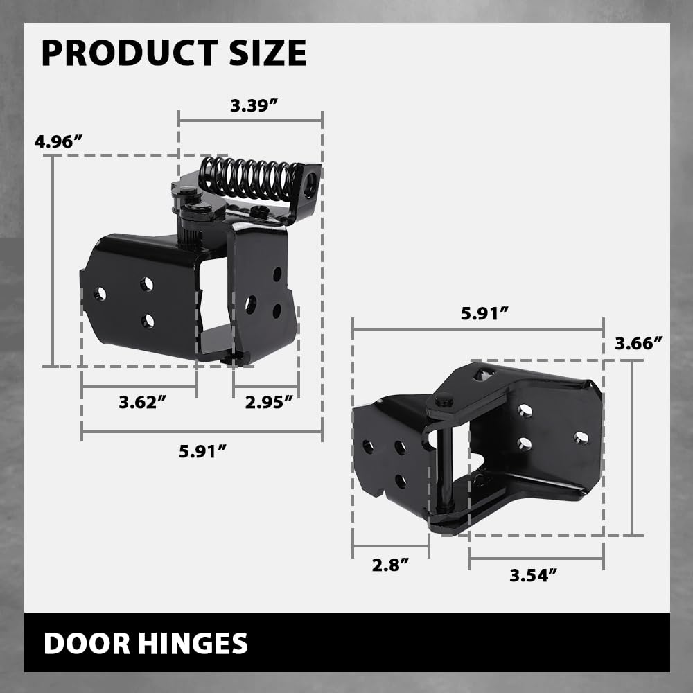 G-PLUS Door Hinges Compatible with Buick Regal 1978-1988,Fit Chevy El Camino 1978-1987,Fit Chevy Malibu 1978-1983