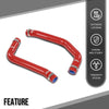G-PLUS Upper lower Radiator Hose Compatible with Toyota Tacoma 2005-2015 (4.0L V6) Fit Toyota 4Runner 2003-2009 (4.0L V6) Fit Toyota FJ Cruiser 2007-2014 (4.0L V6) Red