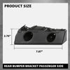 G-PLUS Rear Bumper Bracket Passenger Side Compatible with Chevy Malibu 2016-2023 84137514