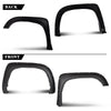 G-PLUS 4PCS Fender Flares Compatible with Toyota Tundra 2014-2020 66.7" / 78.7" / 97.6" Bed Length Wheel Cover Protector Vent Trim, Textured Riveted Pocket