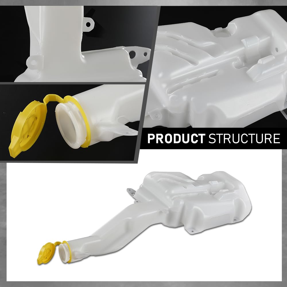 G-PLUS Washer Reservoir Windshield Tank Compatible with Jeep Cherokee 2019-2023 8406291AA-PFM