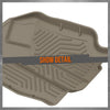 G-PLUS TPE Floor Mats Fit Dodge Ram 1500 1994-2001 1st Row Truck Accessories Cargo Liners All Weather Protection 2PCS Beige Alfombras para Carro