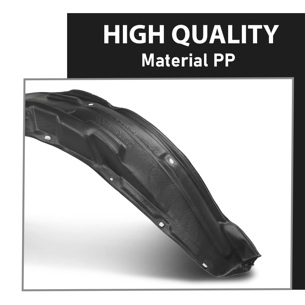 G-PLUS Inner Fender Liner Set Front Left and Right 2Pc Compatible with Toyota Corolla Sedan 2003-2008 TO1249119