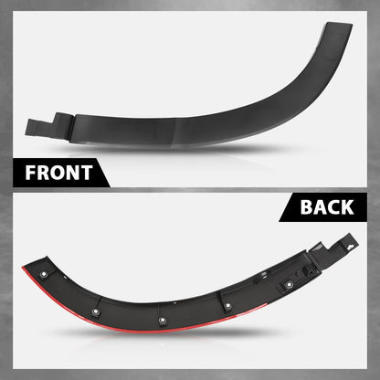 G-PLUS Right Rear Door Flares Trim Lower Fender Molding Passenger RH Compatible with Toyota Highlander 2014-2019 75077-0E010