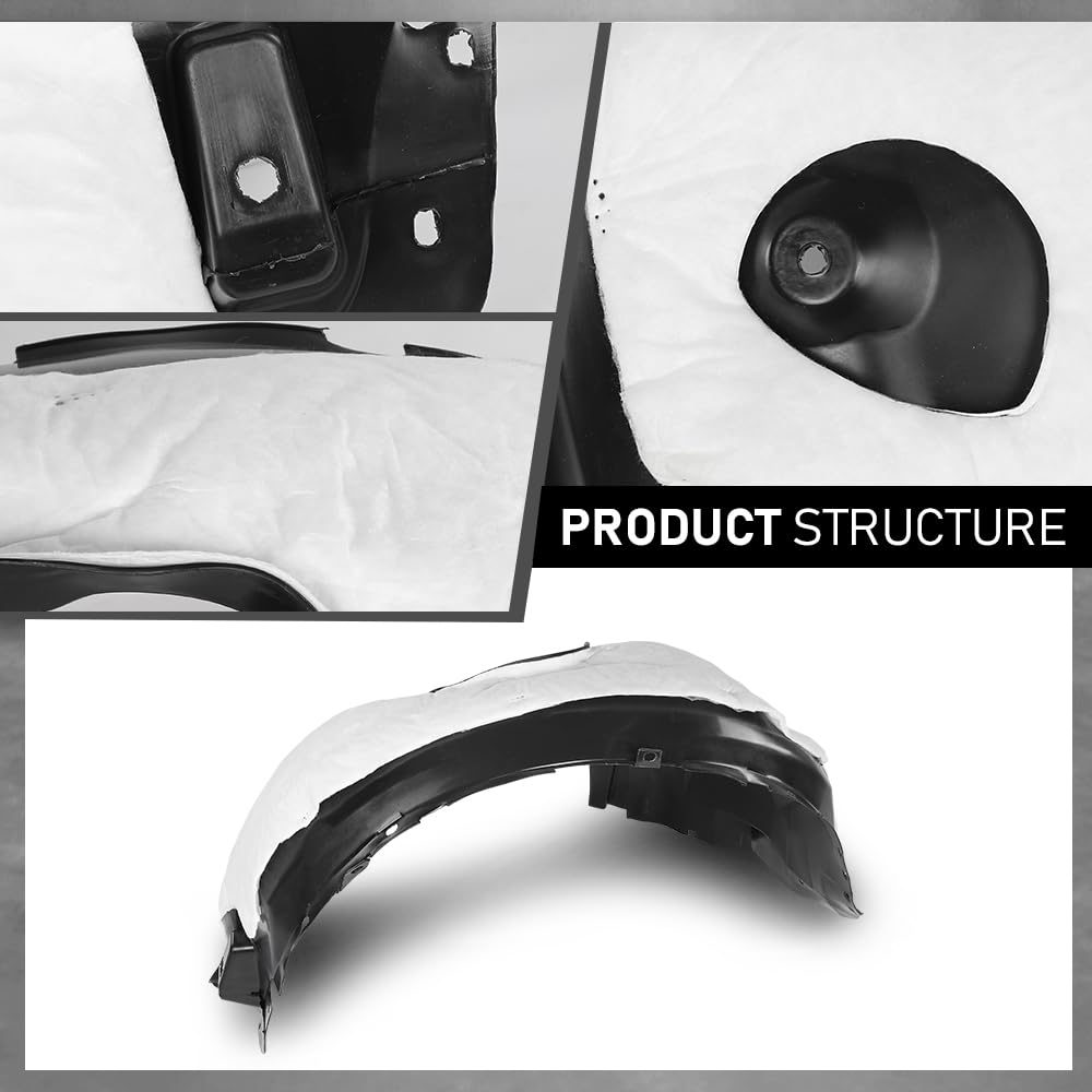 G-PLUS Front Right Fender Liner Inner, Compatible with Ford Escape 2015-2019, Passenger Side, FO1249161, CJ5Z16102B