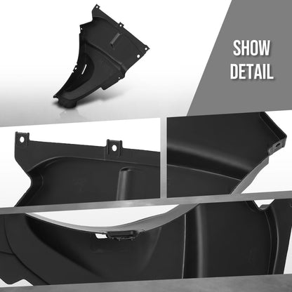 G-PLUS Front Lower Fender Liner Right Side Fit BMW 320i/320i xDrive Base 2013-2018 51718055020, BM1251125 Black