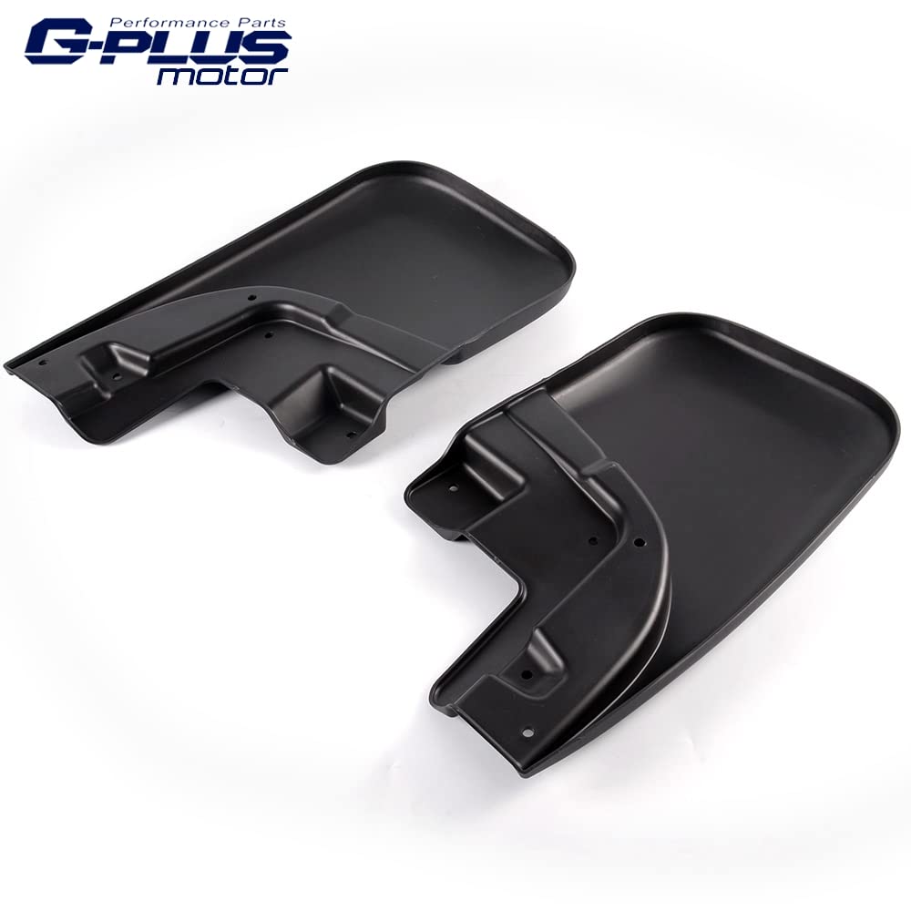 G-PLUS Heavy Duty Molded Mud Flaps Compatible with 2005-2015 Toyota Tacoma,Splash Guards Mudguard 2PCS (Front Molded Mud Flaps)