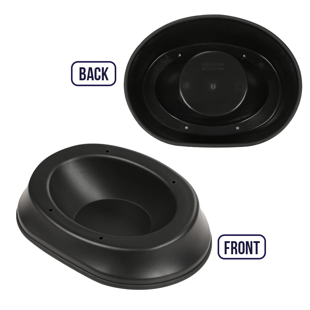 G-PLUS Install 6 x 9 Speakers Universal Angled Speaker Enclosures Boxes Pods Surface Mount Compatible with Rear Deck Door Car Truck ATV Marine,2PC