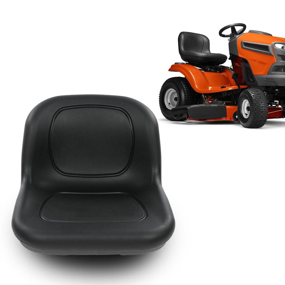 G-PLUS Black Tractor Seat Compatible with Husqvarna RZ3016 RZ4219 RZ4621 RZ46i RZ5426 RZ4824 532439822
