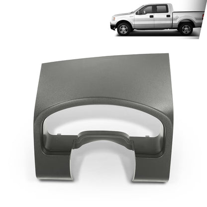 G-PLUS Dash Bezel Trim Instrument Cluster Cover Panel Compatible with Ford F150 2004-2008/Fit Lariat models Gray
