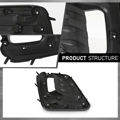 G-PLUS Front Fog Light Cover Bezel Trims, Compatible with Subaru Forester (submodel: Premier, Touring) 2019-2021, LH Driver & RH Passenger Side 2PCS, 57731SJ120, 57731SJ130