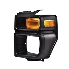 G-PLUS Headlight Trim Bezel with Signal Light for Ford E150 E250 E350 2008-2019