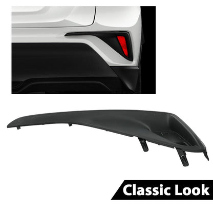 G-PLUS Bumper Insert Cover Plate Bumper Filler Rear Right Passenger Side RH Compatible with Toyota CHR Nightshade 2021-2022/ Fits Toyota CHR XLE 2018-2022 52163F4020 TO1139101