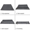 G-PLUS Black Lock Truck Bed Tonneau Cover 4-Fold 5.5FT Compatible with 2009 2010 2011 2012 2013 2014 Ford F150 Black