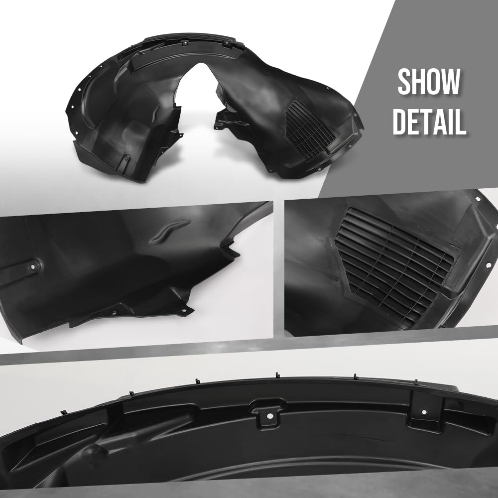 G-PLUS Front Right Splash Shield Compatible with Volvo XC60 2018-2023 32372422 Black