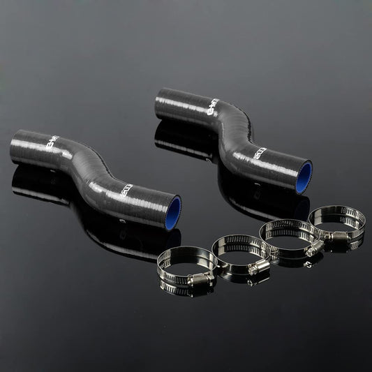 G-PLUS Silicone Radiator Turbo Hose Kit Replacement Compatible with 1970-1975 Nissan Datsun 240z/260z /2pcs Black