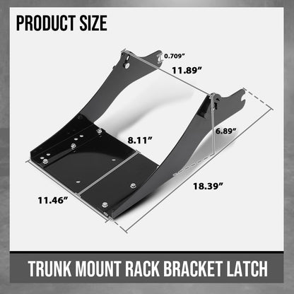 G-PLUS Tour Pack Mount Bracket Rack Compatible with Harley Touring FLHR FLHRCI FLHRI FLHRS FLHRSI FLHT FLHTI FLHX FLHXI FLTRI Models 1997-2008 Black