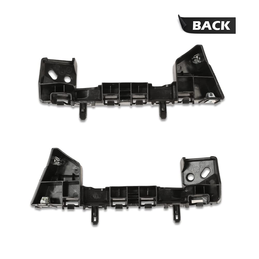 G-PLUS Front Left and Right Bumper Retainer Brackets Compatible with 2016-2019 Chevy Cruze Front Bumper Support Mount Support Bracket 2pcs 84229330 GM1042139 84229332 GM1043139