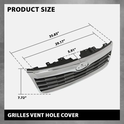 G-PLUS Front Bumper Grille Grill Compatible with Subaru Forester 2014-2016,Fit For Models With Type 1 Grille 91121SG050, SU1200155