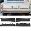 G-PLUS Rear Trunk/License Fillers Compatible with Cadillac Deville 1980-1992 /Fit for Cadillac Fleetwood 1980-1992 /Fit Cadillac Brougham 1980-1992 Black Set of 4