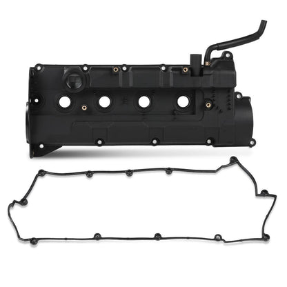 G-PLUS Engine Valve Cover w/Gasket 22410-23100 Compatible with Hyundai Elantra 2004-2006/ Tiburon 2004-2008/ Tucson 2005-2009, Fit Kia Spectra 2004-2009/Spectra5 2005-2009/ Sportage 2005-2010