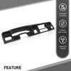 G-PLUS Dash Bezel Radio Cluster Trim Panel 4x4 Black Compatible with Ford F250 F350 Super Duty 1999-2004 with Hole