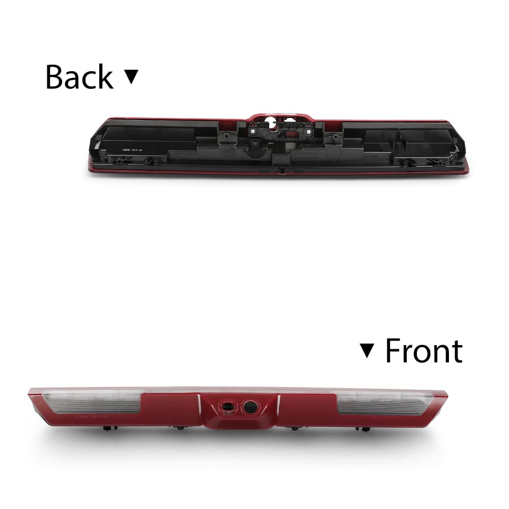 G-PLUS Red High Mounted Stop Lamp 3rd Brake Light Compatible with Chevy Silverado/GMC Sierra 1500 2500HD 3500HD 2021 2022 2023 84929552