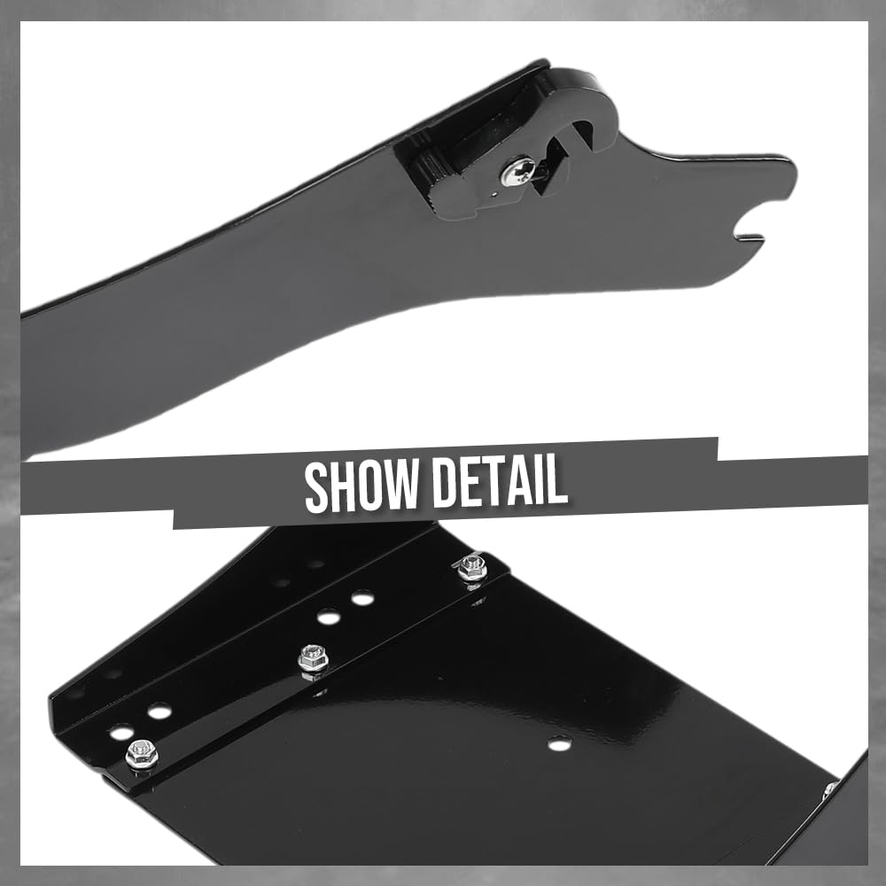 G-PLUS Tour Pack Mount Bracket Rack Compatible with Harley Touring FLHR FLHRCI FLHRI FLHRS FLHRSI FLHT FLHTI FLHX FLHXI FLTRI Models 1997-2008 Black