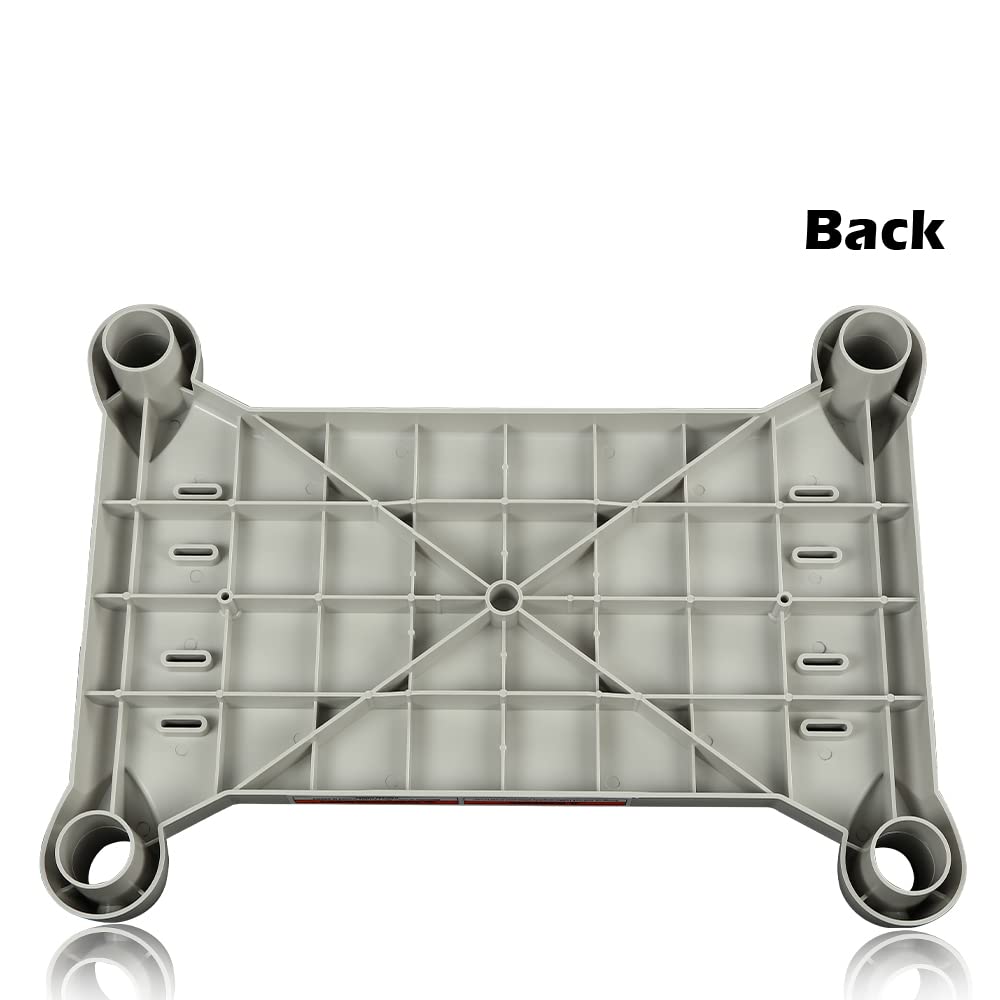 G-PLUS Platform Compatible with Above Ground BiltMor Swimming Pool Step Grey