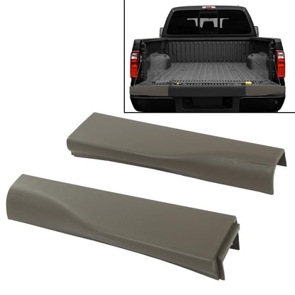 G-PLUS Flex Step Tailgate Molding Trim Cap Compatible with 2010-2016 Ford F250 F350 F450 F550 Super Duty 8C3Z9941018AA & 8C3Z9941019AA (Tan)