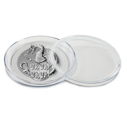 G-PLUS Capsule Holder Fit for Queen Beasts 10 Oz Dragon Silver Coin 89.2mm / 7.16 Long Term Holder