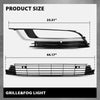 G-PLUS Front Bumper Grille & Fog Lights & Fog Lamp Covers Set 5PCS, Compatible with Volkswagen CC 2013-2017, VW2592125, 3C8941700, 3C8 854 661