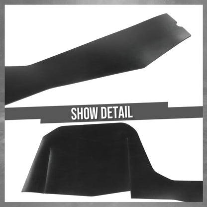 G-PLUS Front Inner Left & Right Fender Liner Pair Compatible with Oldsmobile Cutlass/442 1968 1969 1970 1971 1972 Black