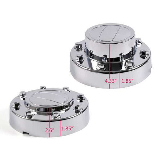 G-PLUS 4PCS 1-TON Dually Alcoa Alloy Wheel Center Caps Front & Rear Wheel Center Caps Compatible with Dodge Ram 3500 2011-2016