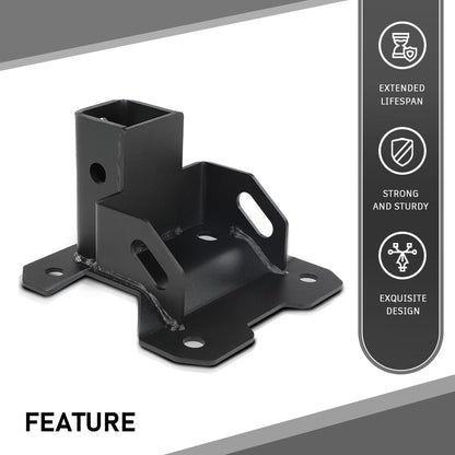 G-PLUS Trailer Hitch with Bumper Receiver Compatible with Club Car Precedent Golf Cart 2004+ （Will not fit Carts with Rear Seats or DS Models）